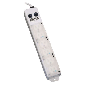 Tripp Lite Medical-grade Power Strip For Patient-care Vicinity, 6 Outlets, 15 Ft Cord freeshipping - TVN Wholesale